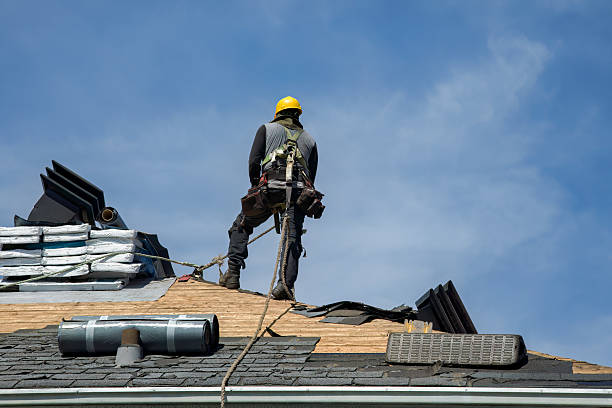 Professional Roofing technician working in Haverford, PA